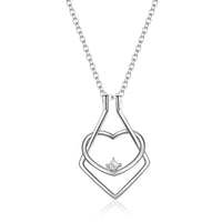 Ring Holder Heart Necklace - Amelina