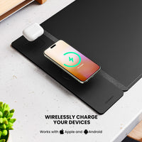 Wireless Rechargeable Desk Mat - ChargePad Flex
