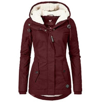 Stylish Long Women's Winter Coat - Lina