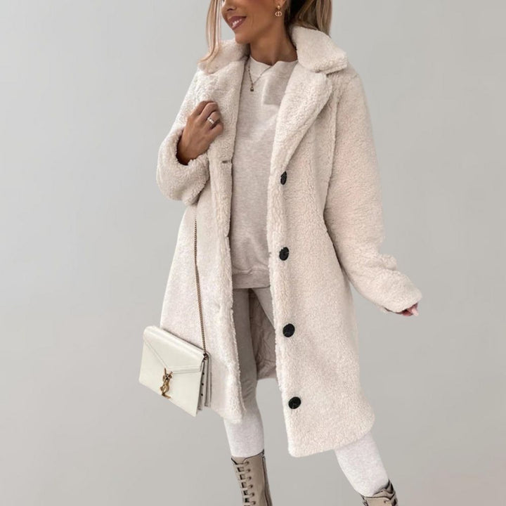 Long Teddy Coat for Women - Elodie