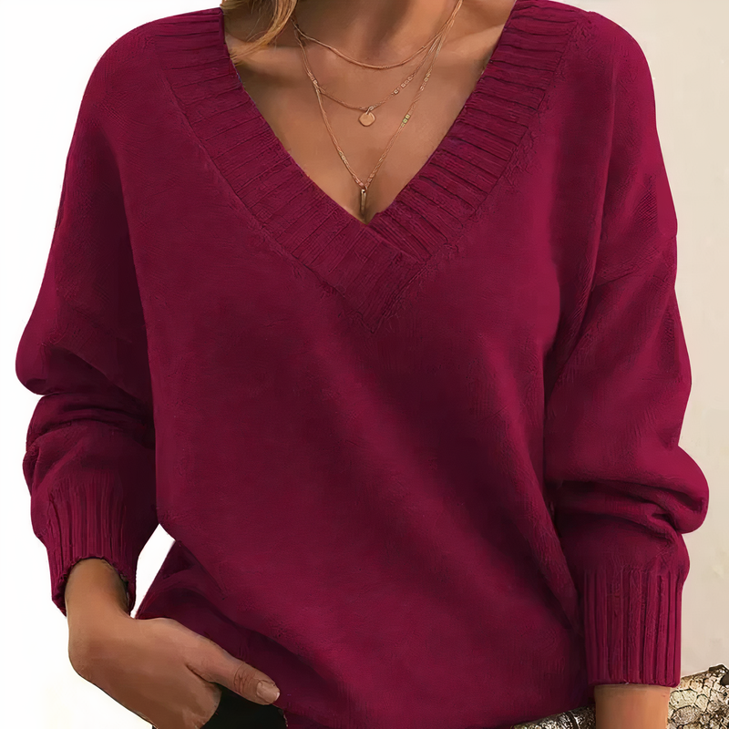 Stylish Cashmere Women's Sweater - Isabella