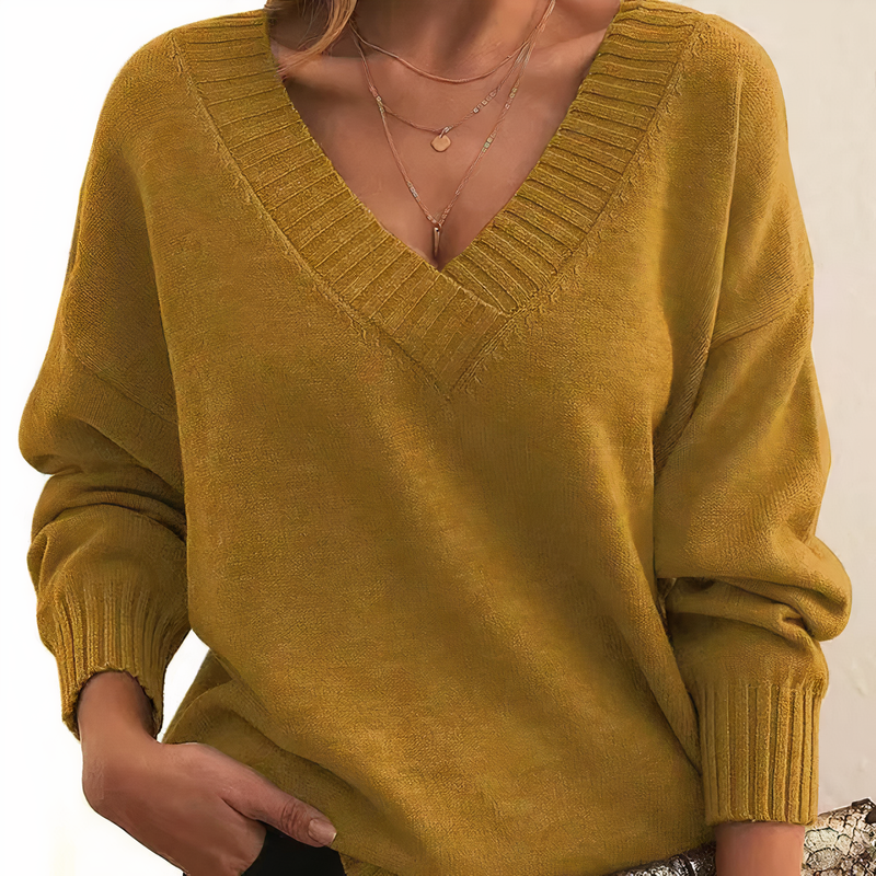 Stylish Cashmere Women's Sweater - Isabella