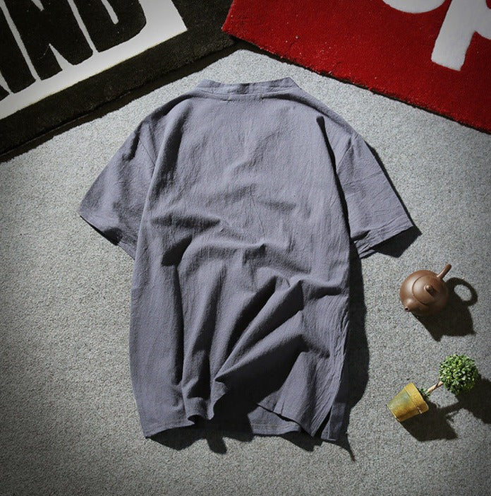 Sammy Jackson™ Landal Linnen T-shirt voor heren | Een luchtig shirt voor de zomer