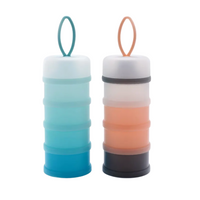 4-Compartment Stackable Portion Control Containers