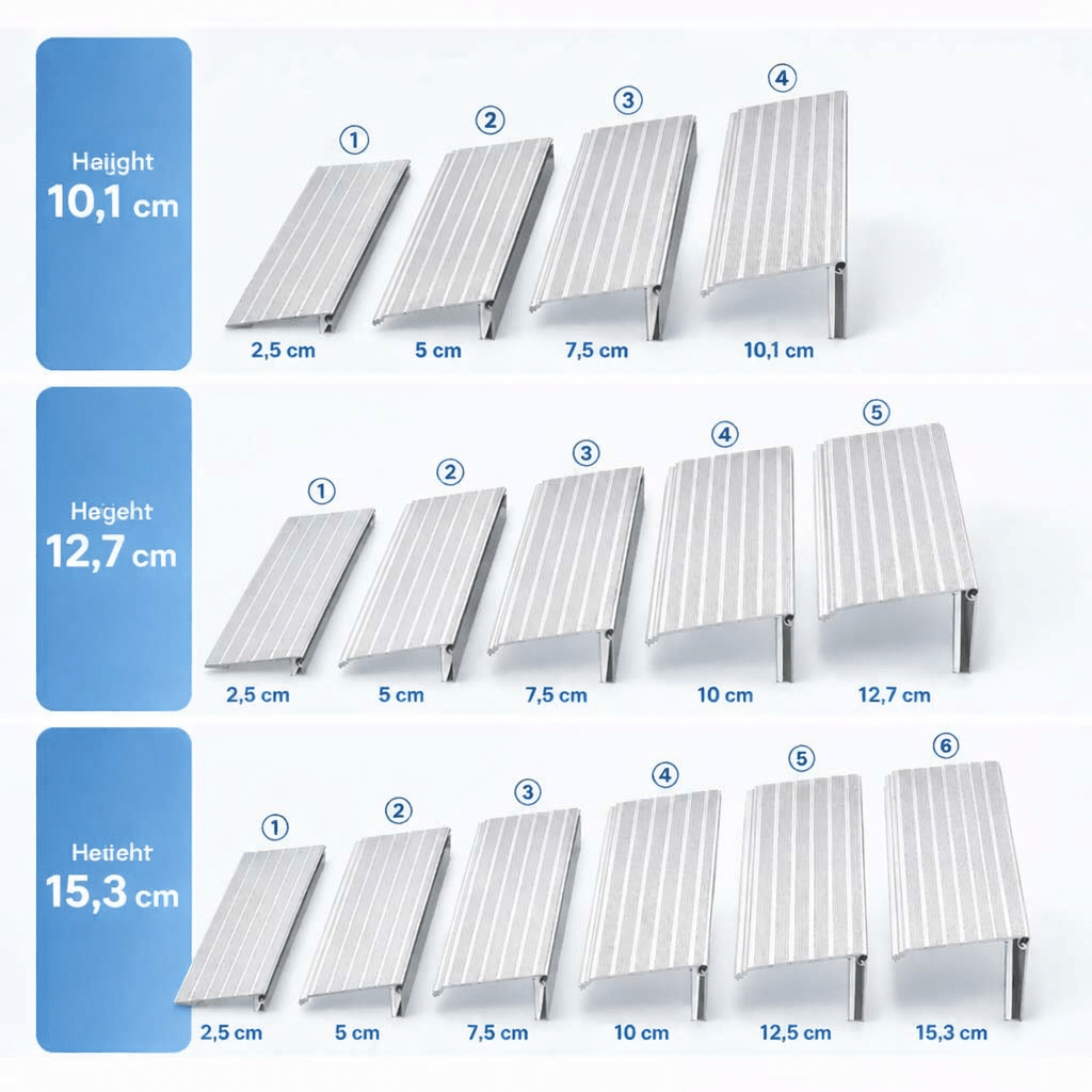 Adjustable Floor Threshold Ramp - RampStep