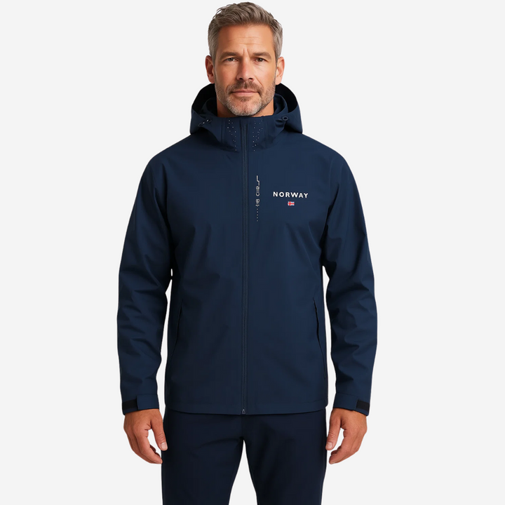 Heren Outdoorjack lichtgewicht & ademend met afneembare capuchon – Elian