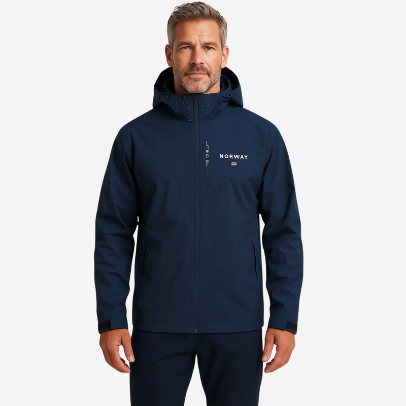 Heren Outdoorjack lichtgewicht & ademend met afneembare capuchon – Elian