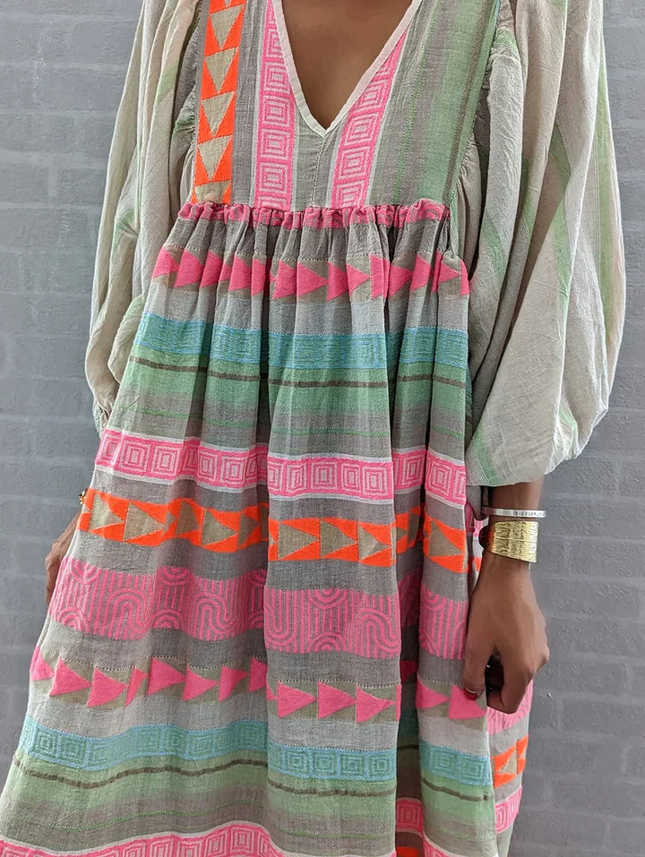 Maxi Summer Dress with Ombre – Solenne