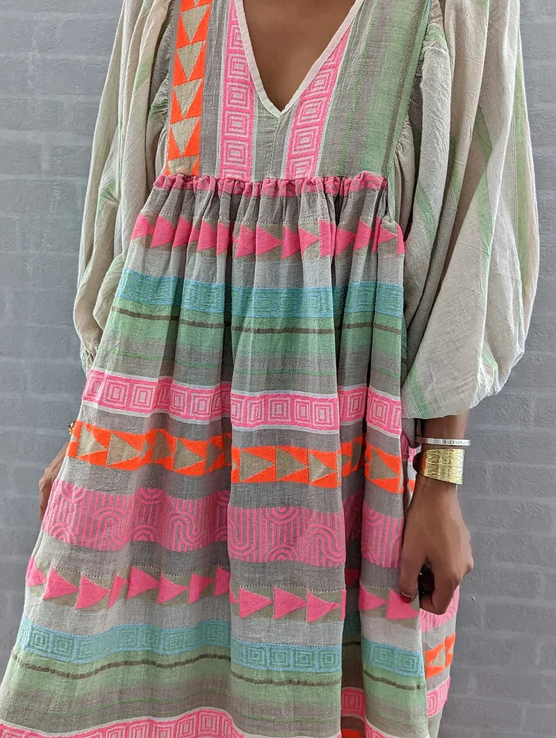Maxi Summer Dress with Ombre – Solenne
