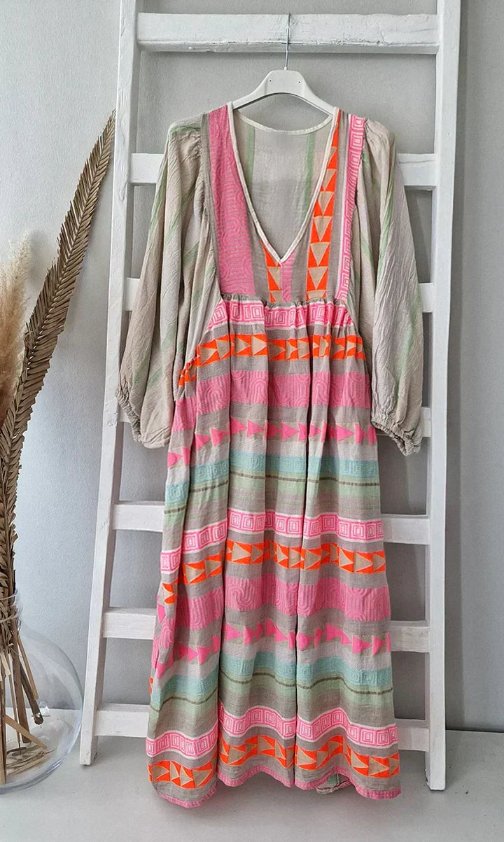 Maxi Summer Dress with Ombre – Solenne