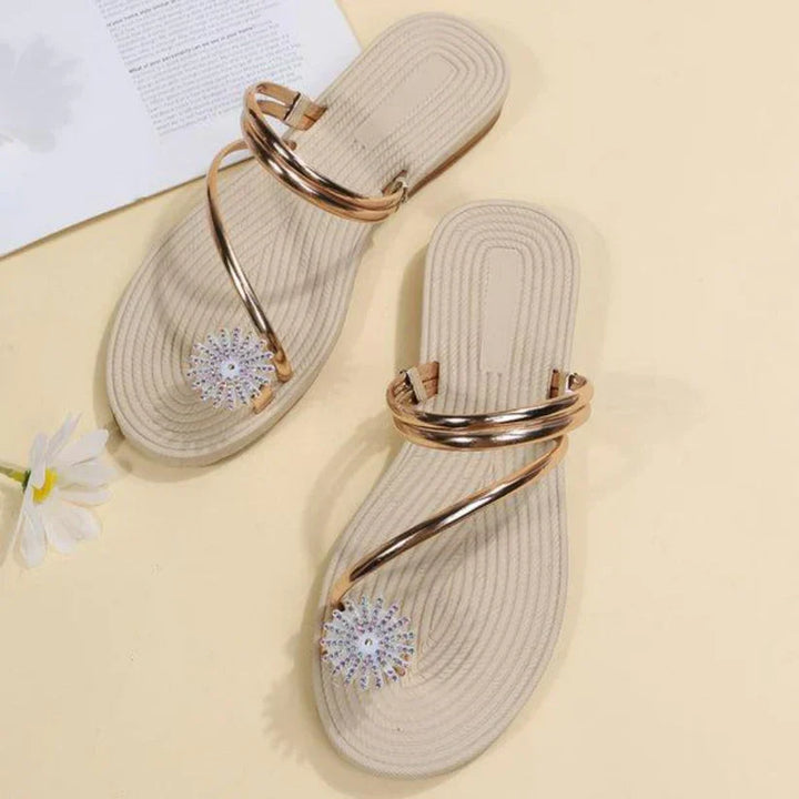 Trendy Women's Sandals with Unique Snowflake Detail – Arluna