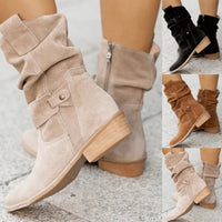 Trendy Women's Autumn Boots with Heel – Elif