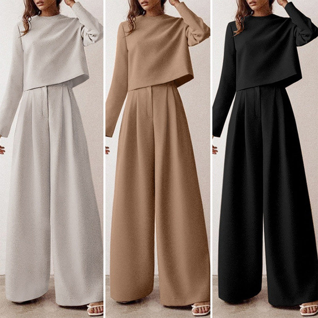 Trendy Tweedelige Palazzo Set - Amara