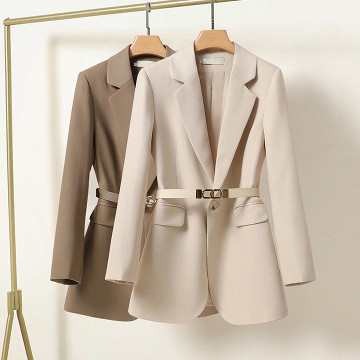 Dames Blazer met Ceintuur – Melisande