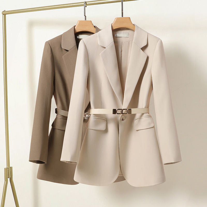 Dames Blazer met Ceintuur – Melisande