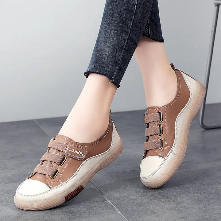 Stylish Genuine Leather Sneakers for Women – Beatrice