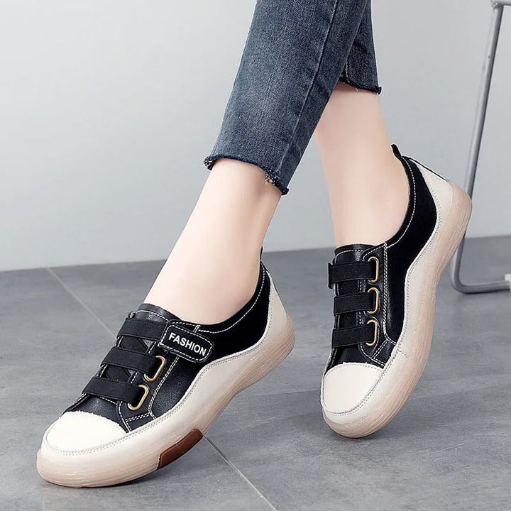 Stylish Genuine Leather Sneakers for Women – Beatrice