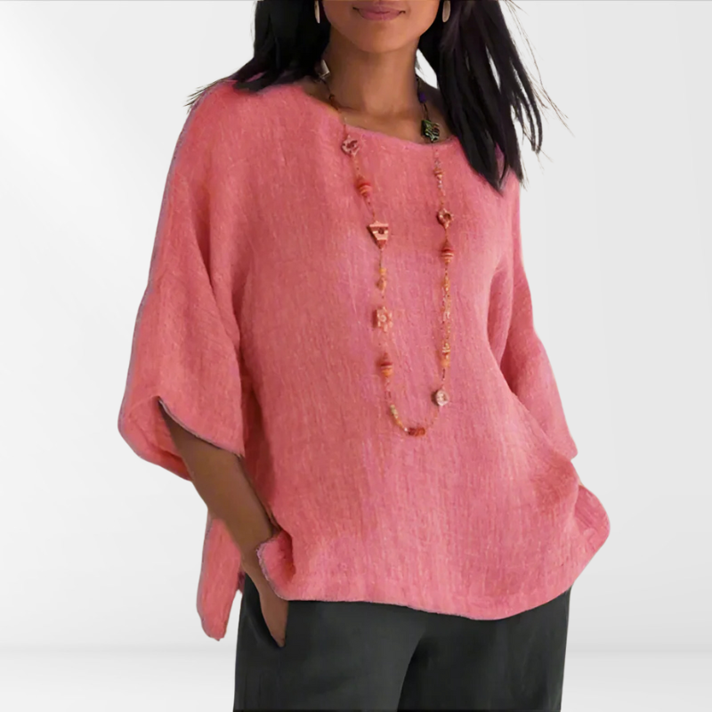 Airy Women's Shirt with Long Sleeves – Mae