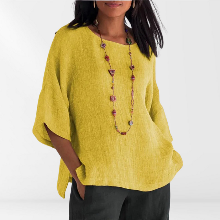 Airy Women's Shirt with Long Sleeves – Mae