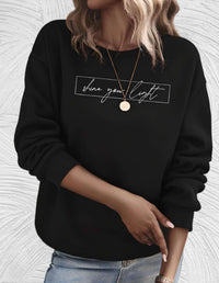 Oversized damski sweter z okrągłym dekoltem - Luna