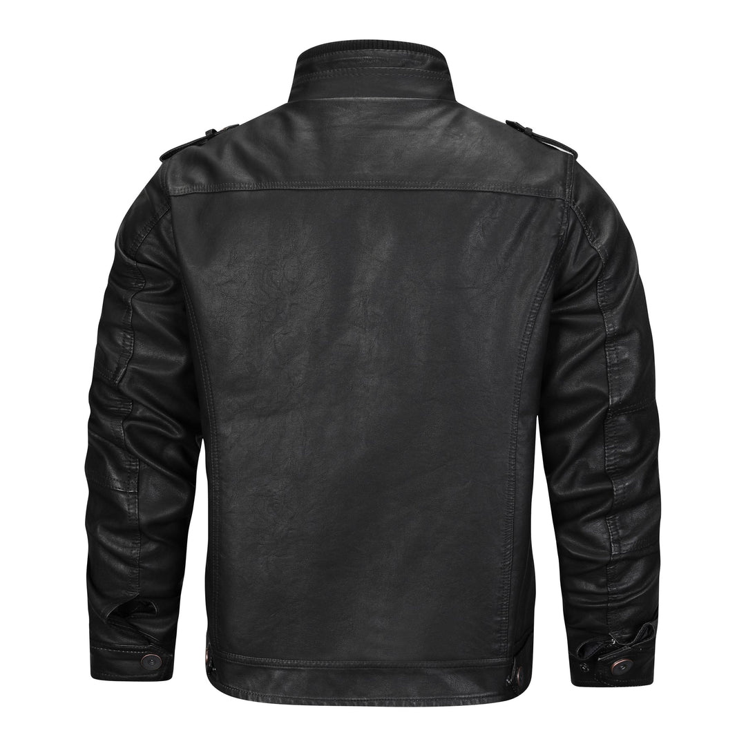 Avan - Rugged Leather Jacket for Men
