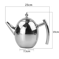 Stainless Steel Teapot with Strainer - TeaElegance