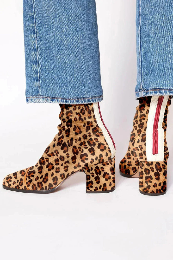 Ankle Boot With Block Heel - Freda