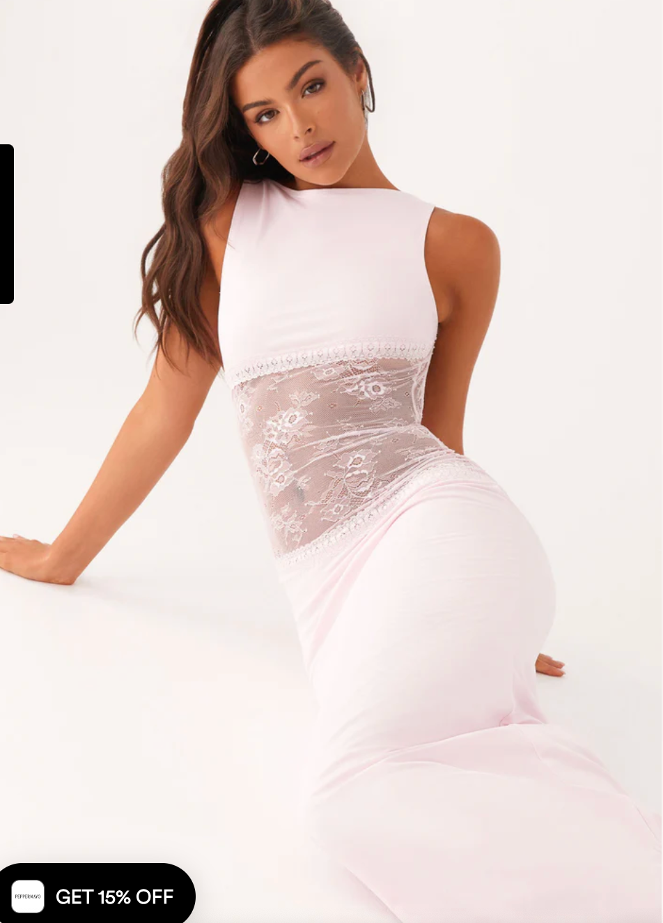 Ärmelloses Maxi Abendkleid - Lilith