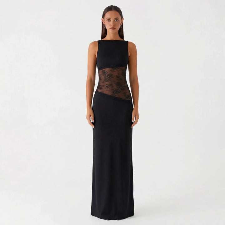 Ärmelloses Maxi Abendkleid - Lilith