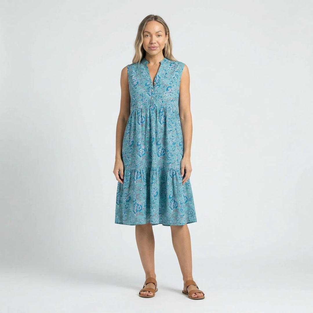 Ärmelloses Midi Sommerkleid - Juliane