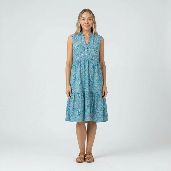 Ärmelloses Midi Sommerkleid - Juliane