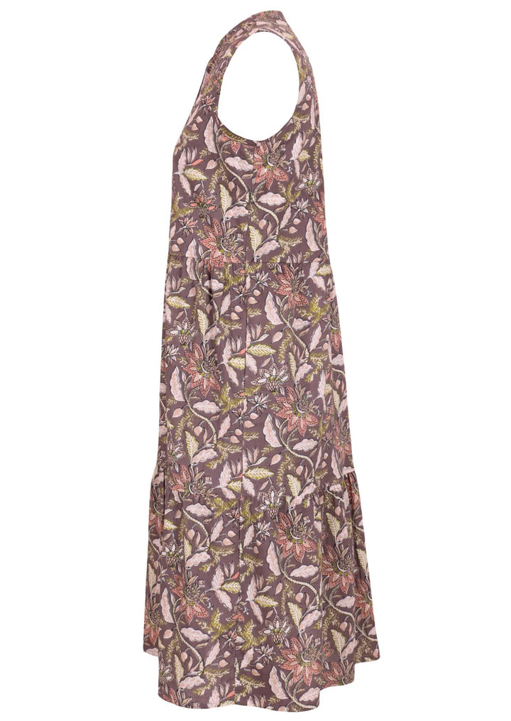 Ärmelloses Midikleid Mit Stufenrock - Dana