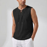 Luźny tank top bez rękawów - Gary