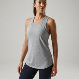 Mouwloos sporttop van elastische stof - Claire