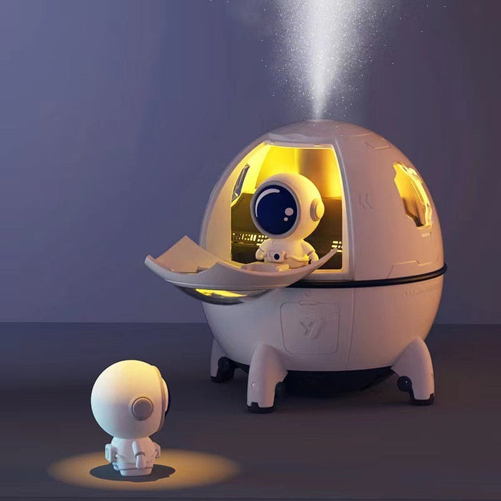 Portable Astronaut Humidifier with Night Light & Aroma Diffuser - AstroMist