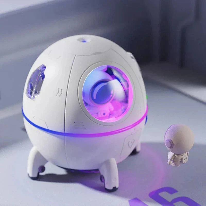 Portable Astronaut Humidifier with Night Light & Aroma Diffuser - AstroMist