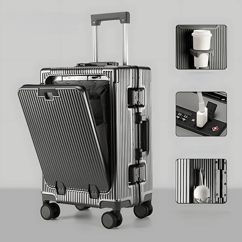 Hard Carry-On Suitcase – Manhattan Pro