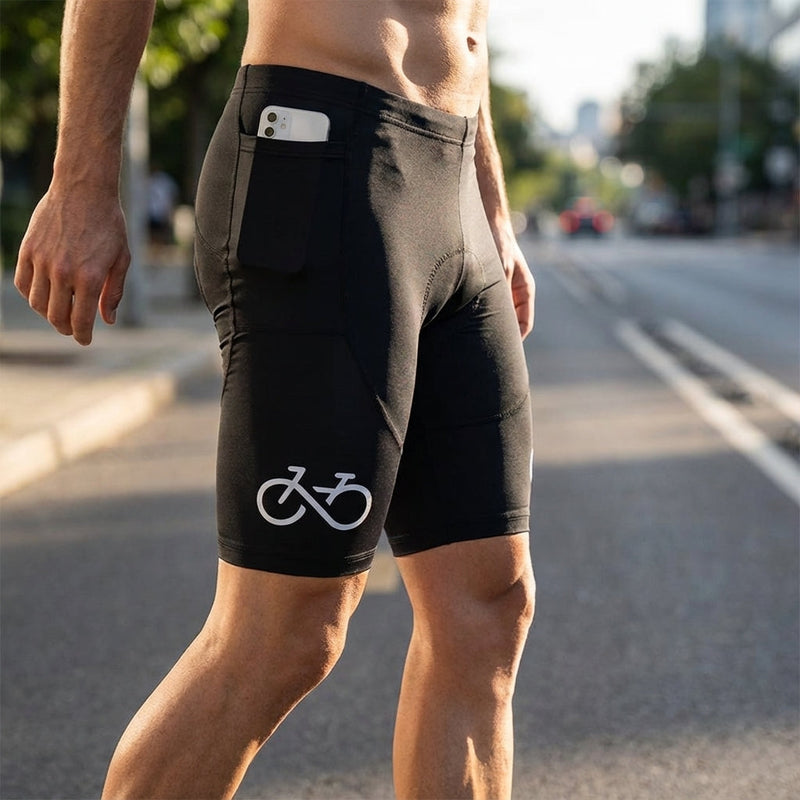 Breathable Padded Cycling Shorts - Darrell