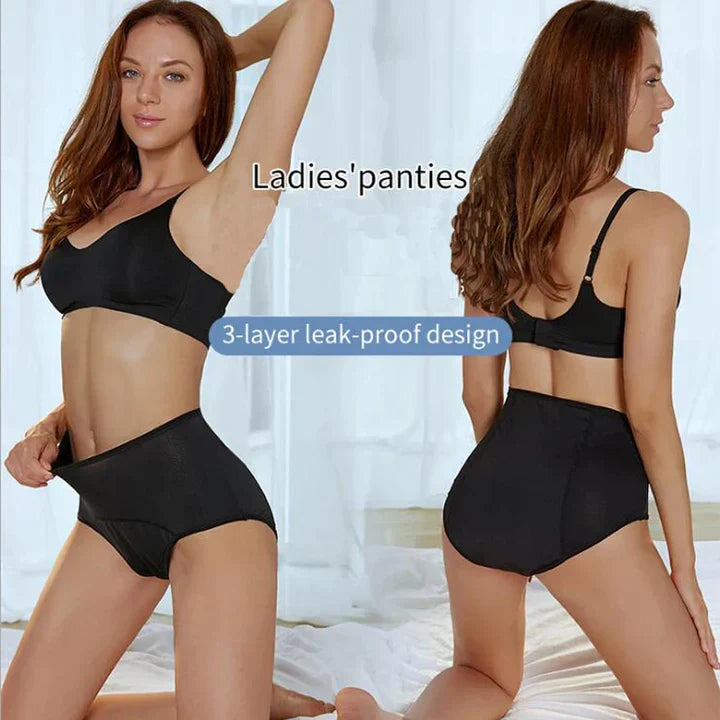 Atmungsaktive Taillenbetonte Damenunterhosen Set - Joelina