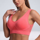 Ademende Mesh Sport BH - Makayla