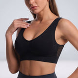 Ademende Mesh Sport BH - Makayla