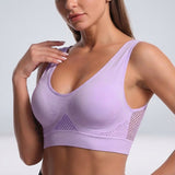 Ademende Mesh Sport BH - Makayla