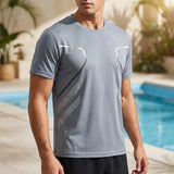 Ademend Sportshirt Met Print - Kurt