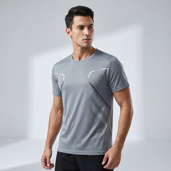 Ademend Sportshirt Met Print - Kurt