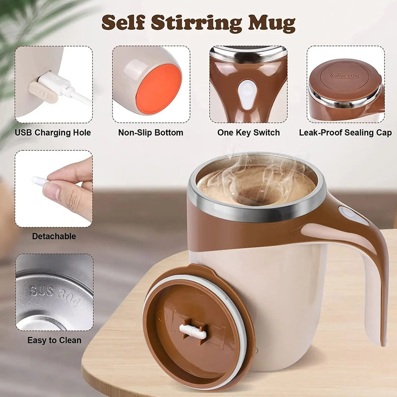 USB Rechargeable Magnetic Stirring Cup - MagStir