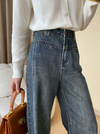 Vintage Wide-Leg Women's Jeans - Mila