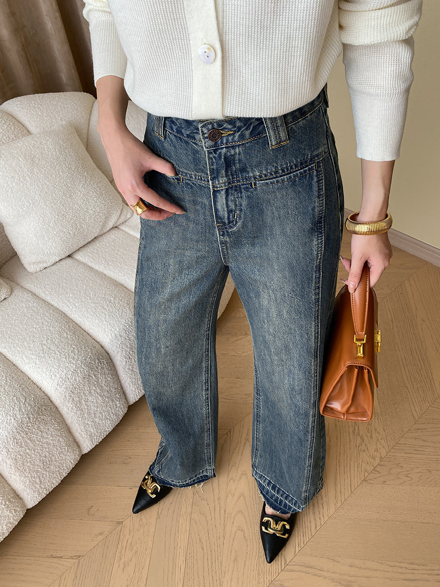 Vintage Wide-Leg Women's Jeans - Mila