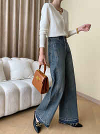 Vintage Wide-Leg Women's Jeans - Mila