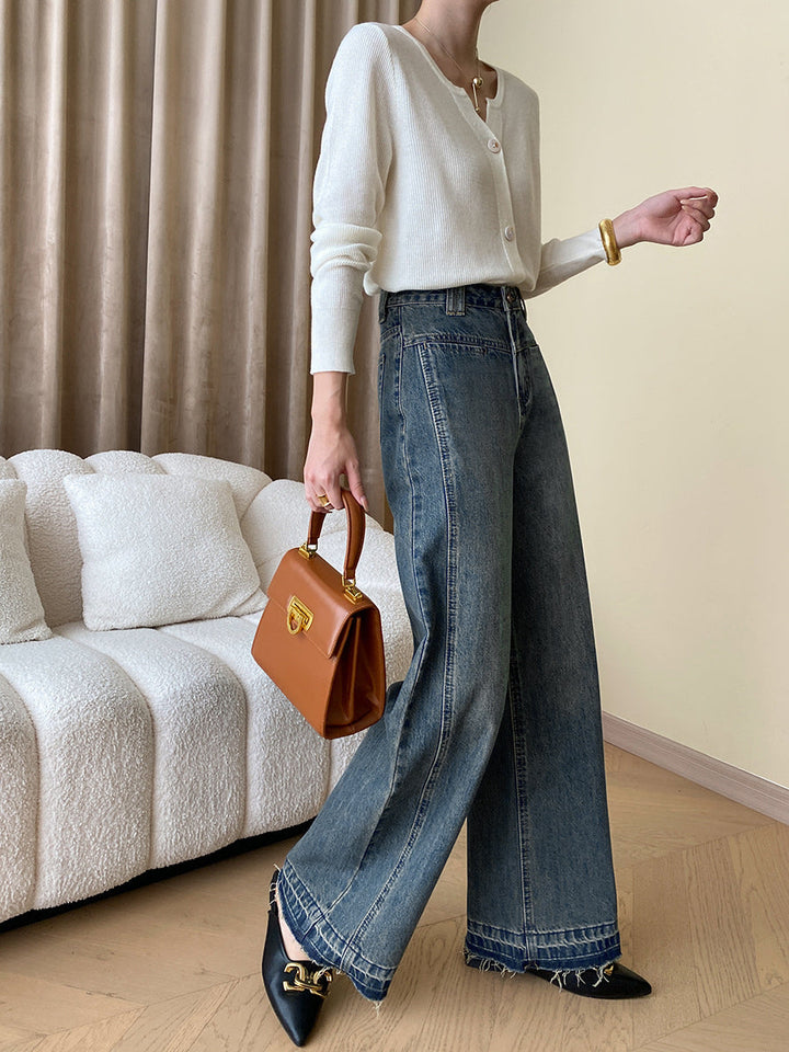 Vintage Wide-Leg Women's Jeans - Mila