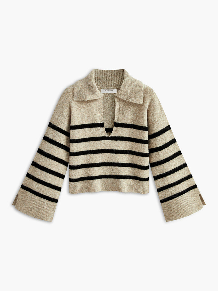 Oversized Streepjestrui voor Dames - Celina